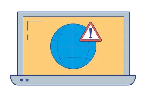 Security system cartoon Stockillustratie