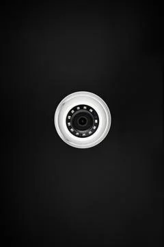 Security system with CCTV cameras. Stock Photos