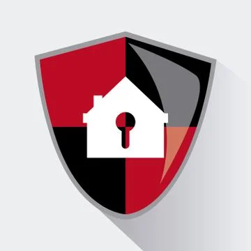 Security system desgin Illustrazione stock