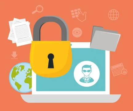 Security system design 스톡 일러스트