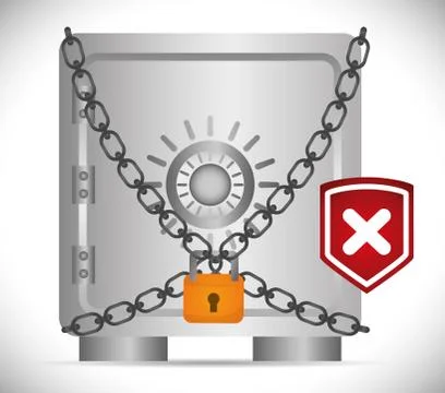 Security system design Stock Illustration