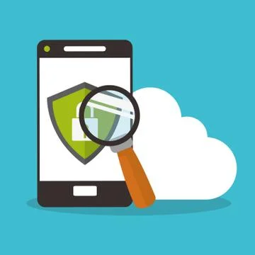 Security system design Stock Illustration