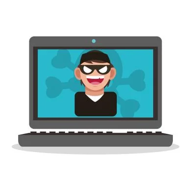 Security system design Illustrazione stock