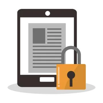 Security system design Stock Illustration