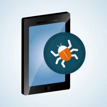 Security System design. Protection icon. Isolated illustration, vector Stock Illustration