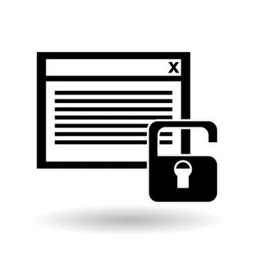 Security system design , vector illustration Stock Illustration