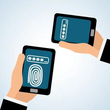 Security system design, warning and technology concept イラスト素材