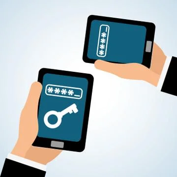 Security system design, warning and technology concept 스톡 일러스트