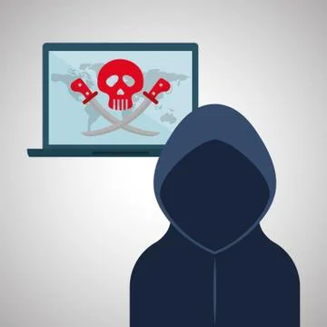 Security system design. warning icon. protection concept Illustrazione stock