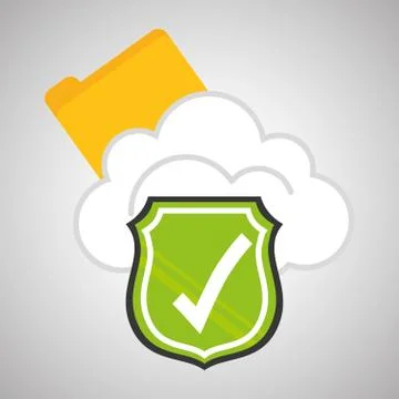 Security system design. warning icon. protection concept 스톡 일러스트