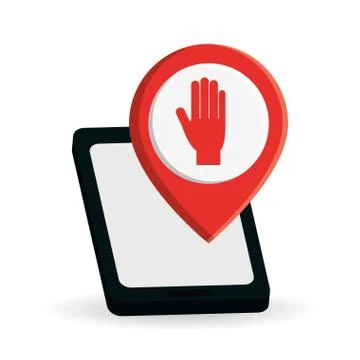 Security system icon over white background, vector illustration Ilustración de archivo