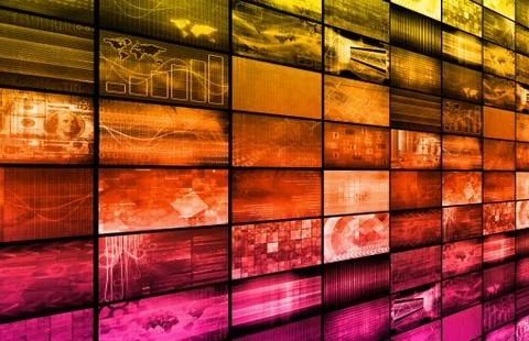 Security system Illustrazione stock