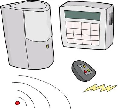 Security system Stock Illustration