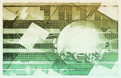 Security System Illustrazione stock