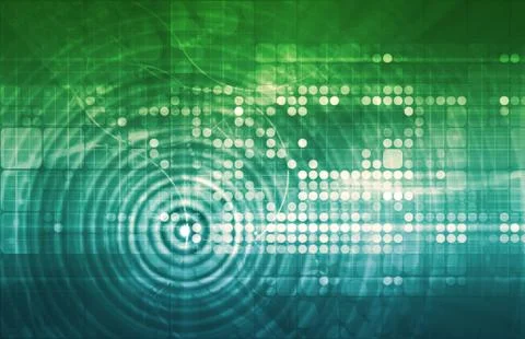 Security System Illustrazione stock