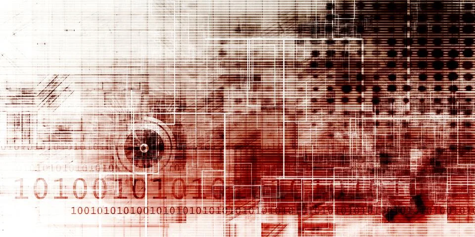 Security System Stock Illustration