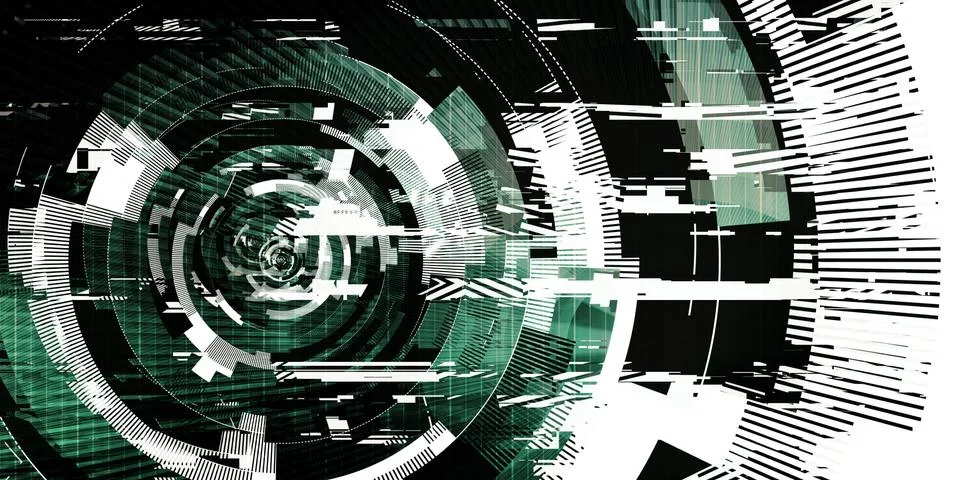 Security System Stock Illustration