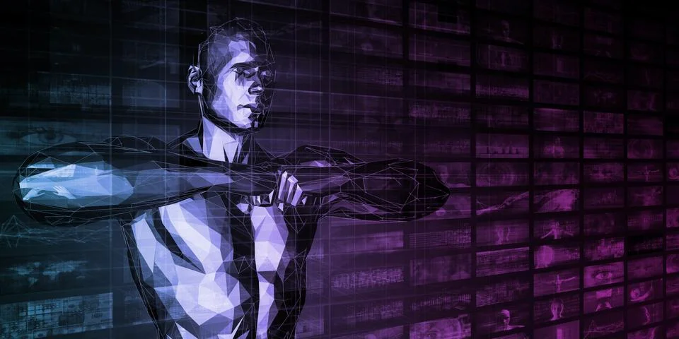 Security System Illustrazione stock