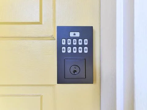 Security system keypad Stock Photos