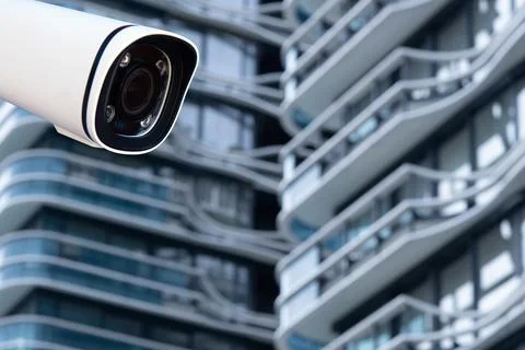 Security system for office building. On a blurry background Stock-Fotos