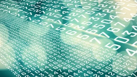 Security system in office, computer algorithm digital data Stock Footage 100217217