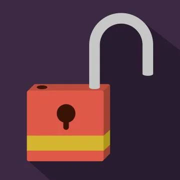 Security system over purple  background vector illustration Stock Illustration