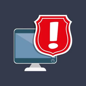 Security system technology 스톡 일러스트