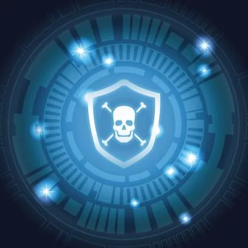 Security system technology 스톡 일러스트