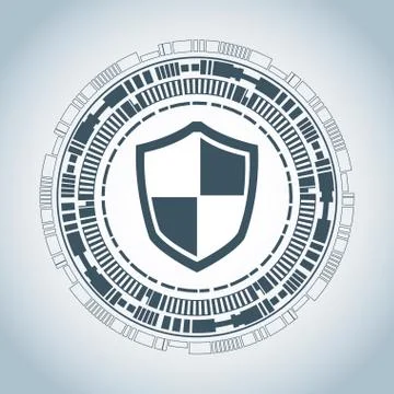 Security system technology Stock Illustration