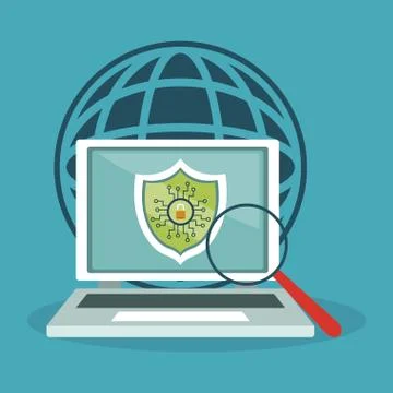 Security system technology イラスト素材