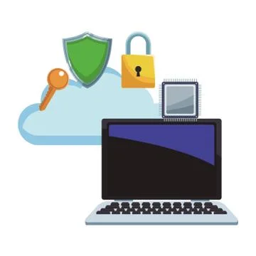 Security system technology Stock Illustration
