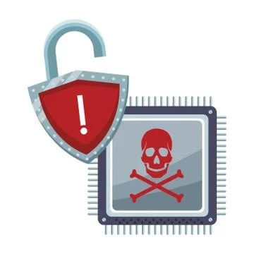 Security system technology Stockillustratie