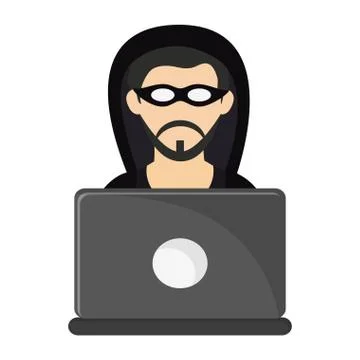 Security system technology 库存插图