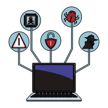 Security system technology イラスト素材