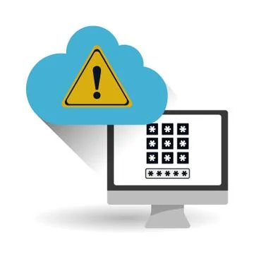 Security system  vector design Illustrazione stock