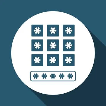 Security system  vector design 스톡 일러스트