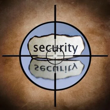 Security target Foto stock