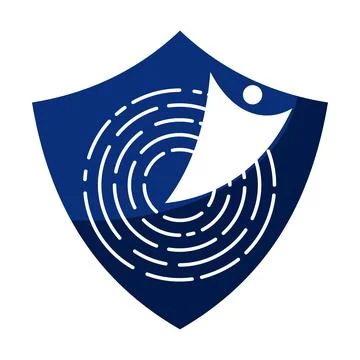 Security tech logo design template Icon Illustration Brand Identity Stock Illustration