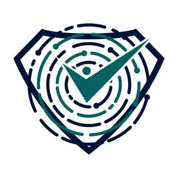 Security tech logo design template Icon Illustration Brand Identity Stock Illustration
