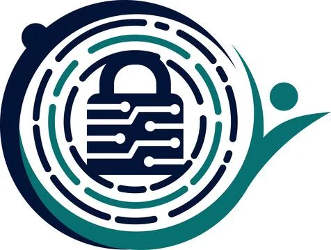 Security tech logo design template Icon Illustration Brand Identity Illustrazione stock