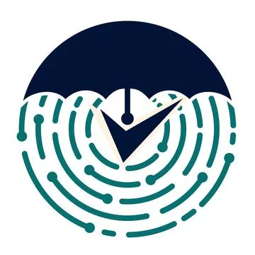 Security tech logo design template Icon Illustration Brand Identity Stock Illustration
