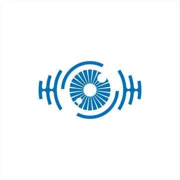 Security technology and surveillance icon symbol Stock Illustration