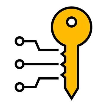 Security Technology Key Icon. Lock security icon. Vector. Stock-Illustration
