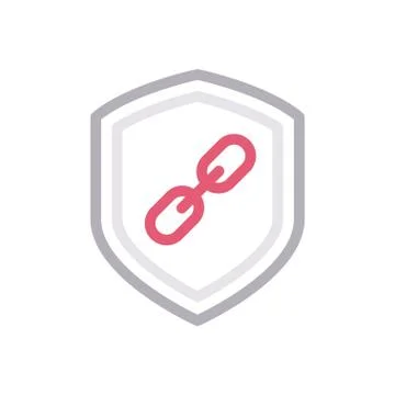 Security thin line colour icon Stock Illustration