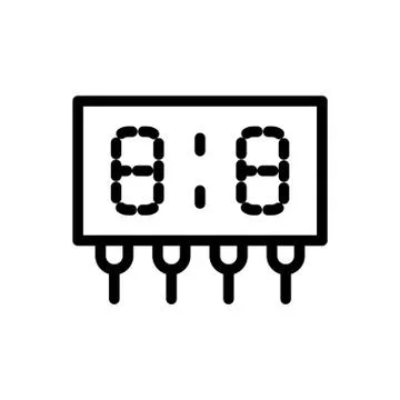 Security thin line icon Stock Illustration