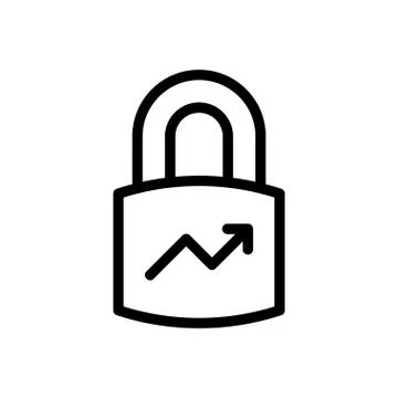 Security thin line icon Stock Illustration