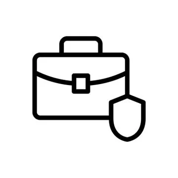 Security thin line icon Stock Illustration