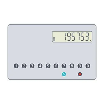 Security Token Card Stock Illustration