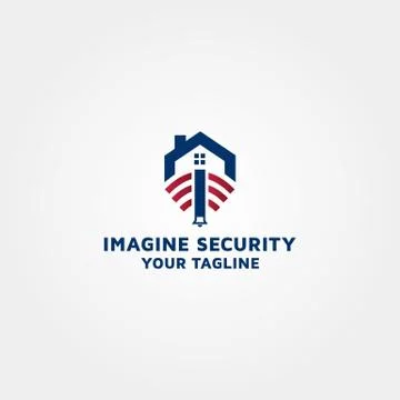 Security vector letter I logo design イラスト素材
