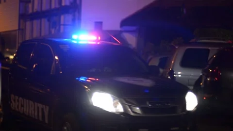 Security Vehicle Crossing Video stock 149001304